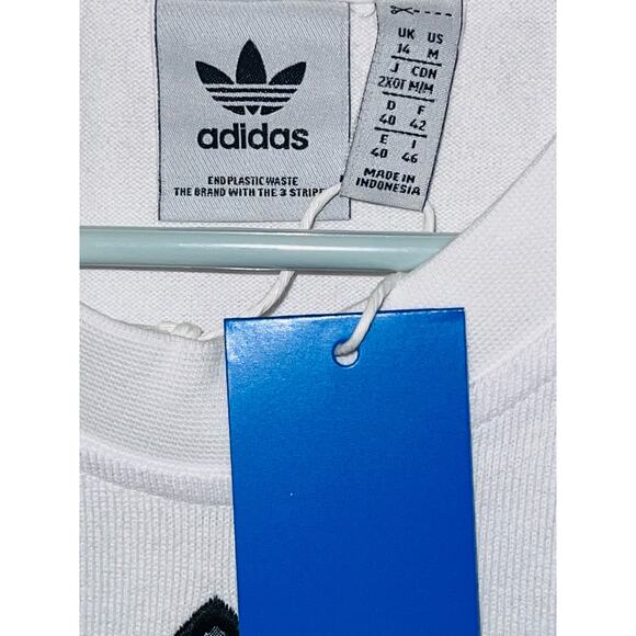 Adidas Oversized Cropped Sweatshirt, Size Medium, NWT - Picture 5 of 5